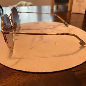 Burberry | Accessories | New Burberry B35 Gold Sunglasses  display picture 1